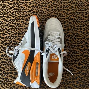 Men’s Orange/White Nike Golf shoes